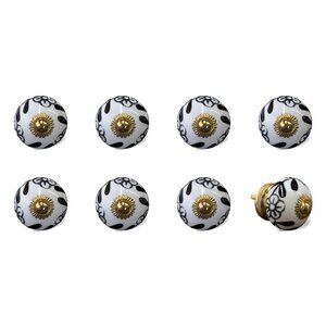 Knob-It Home Decor Classic Cabinet & Drawer Knobs | 8-Piece | K3984